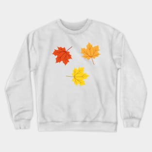 Autumn maple leaf pattern Crewneck Sweatshirt